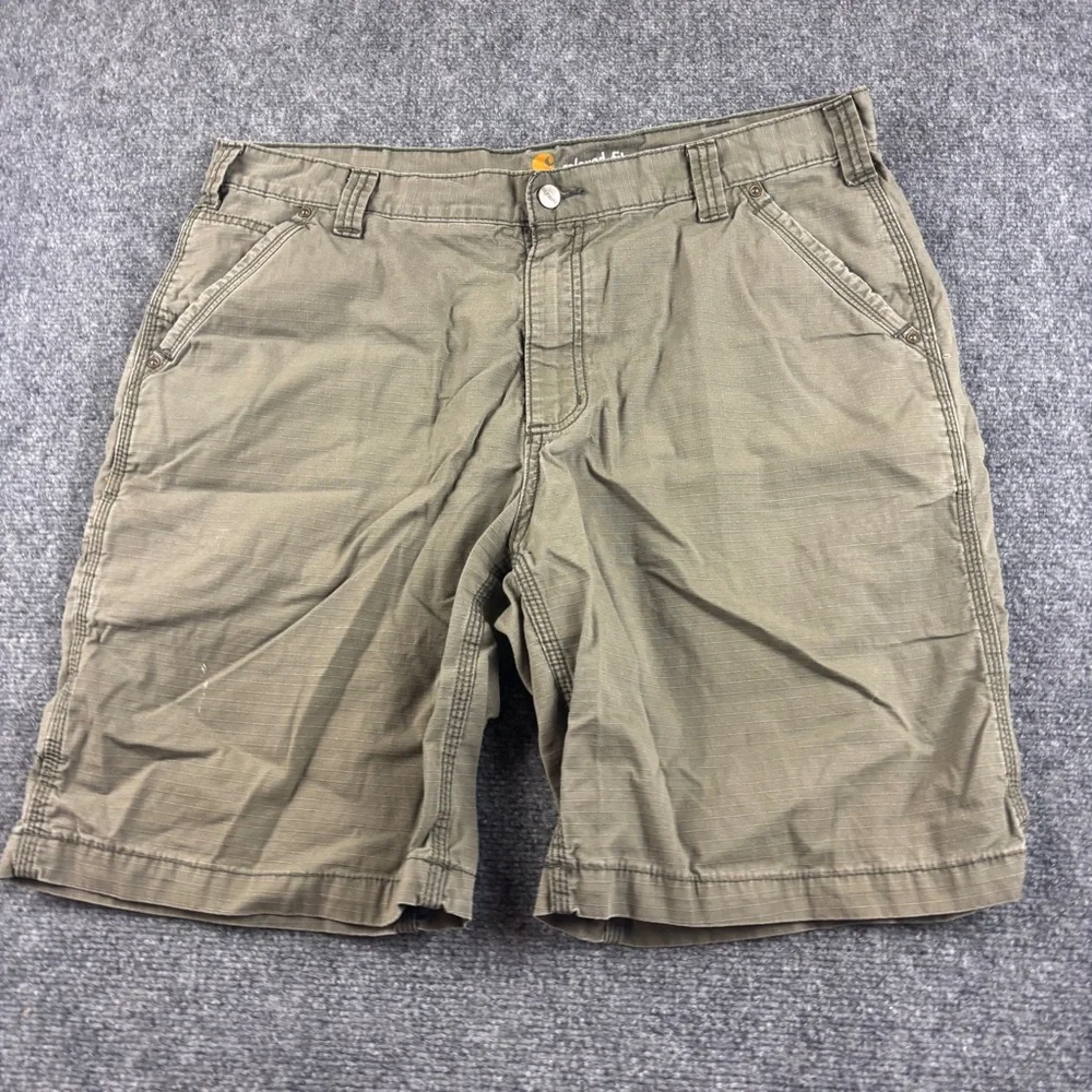 CARHARTT Men’s Relaxed Fit Army Green Shorts size: 38
